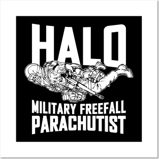 Mod.1 HALO Military Freefall Parachutist Posters and Art